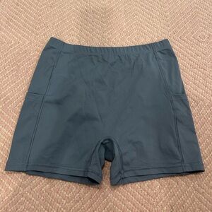 Blue Biker/Yoga Shorts